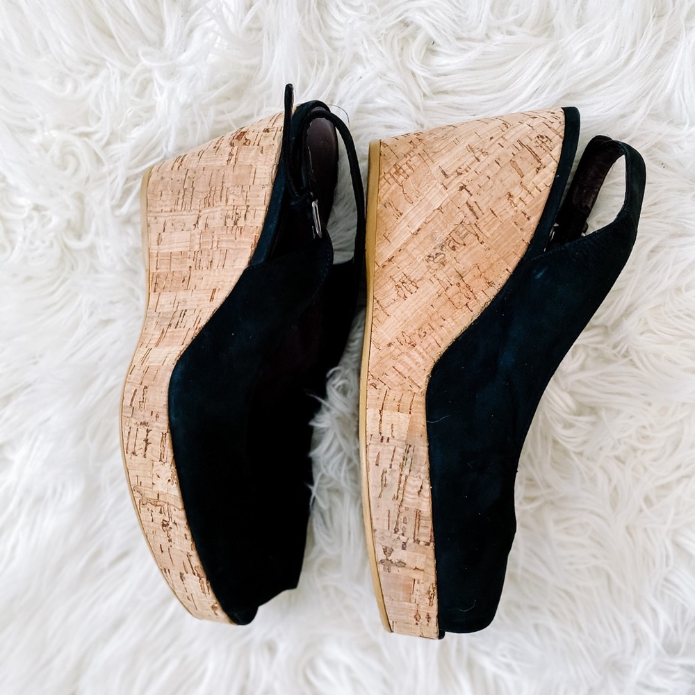 STUART Weitzman Sling Back wedges, SZ 8 EUC - Picture 9 of 12